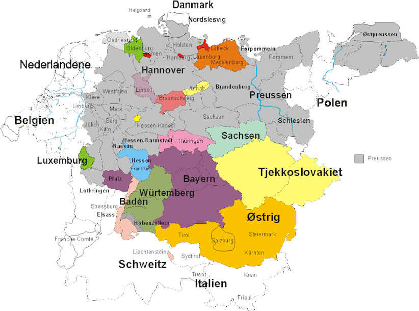 Kort Tyskland Kort Tyskland Kort Tyskland