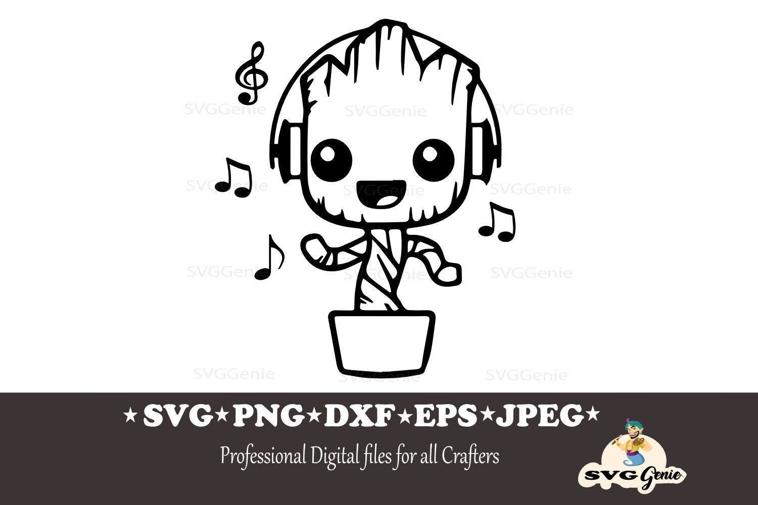 Download Free 50 File Baby Groot Svg SVG PNG EPS DXF File for Cricut, Silhouette and Other Machine