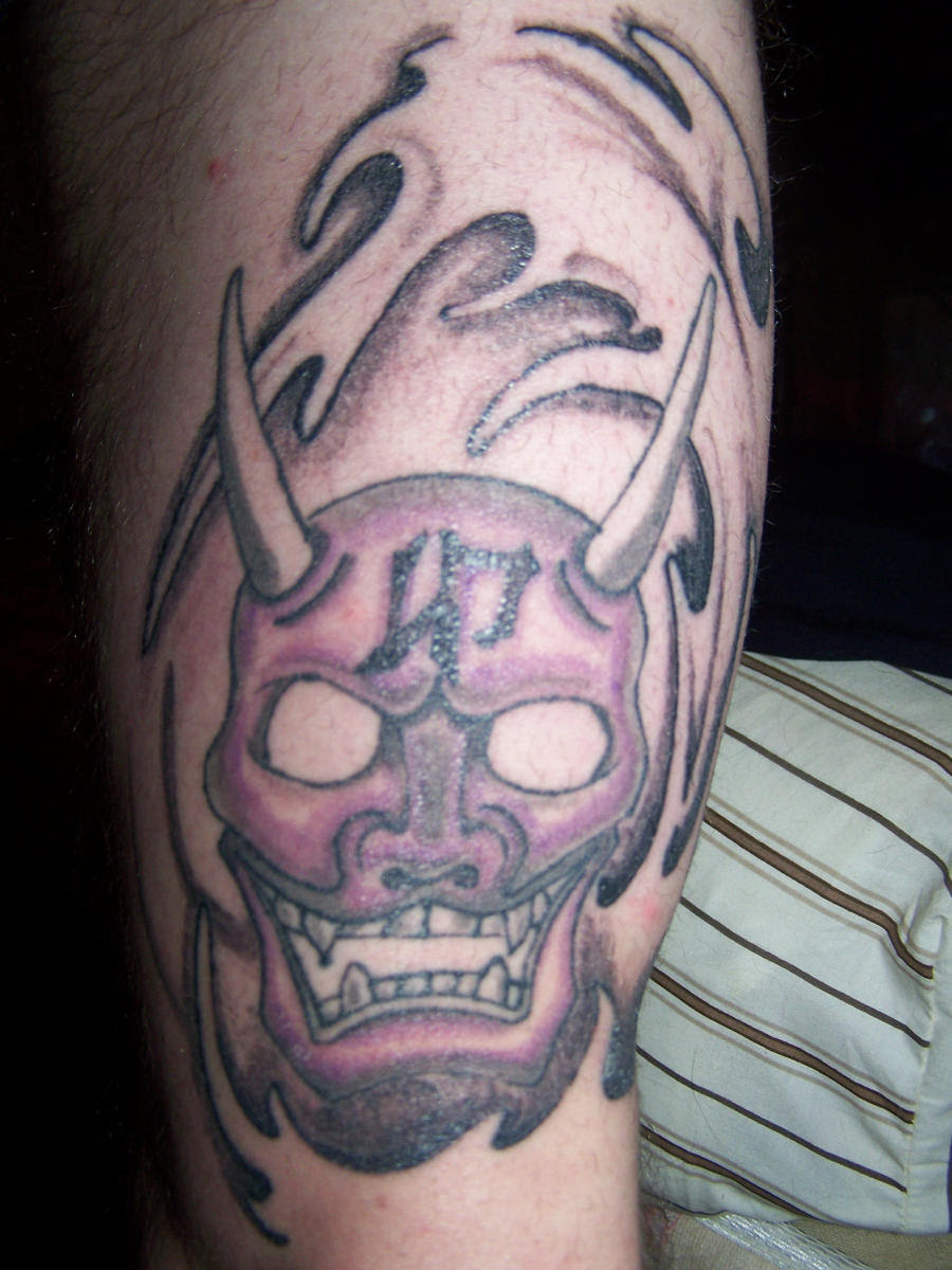 oni mask tattoo by Ink87 on DeviantArt