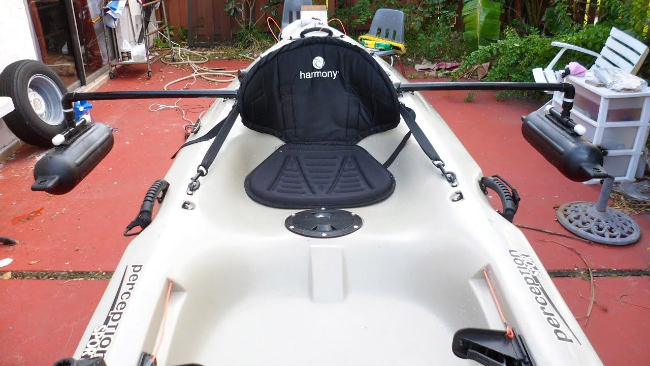 DIY - Homemade Kayak Stabilizers/ Outriggers / Pontoons - part # 1 