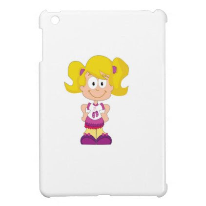 blonde pigtails cover for the iPad mini