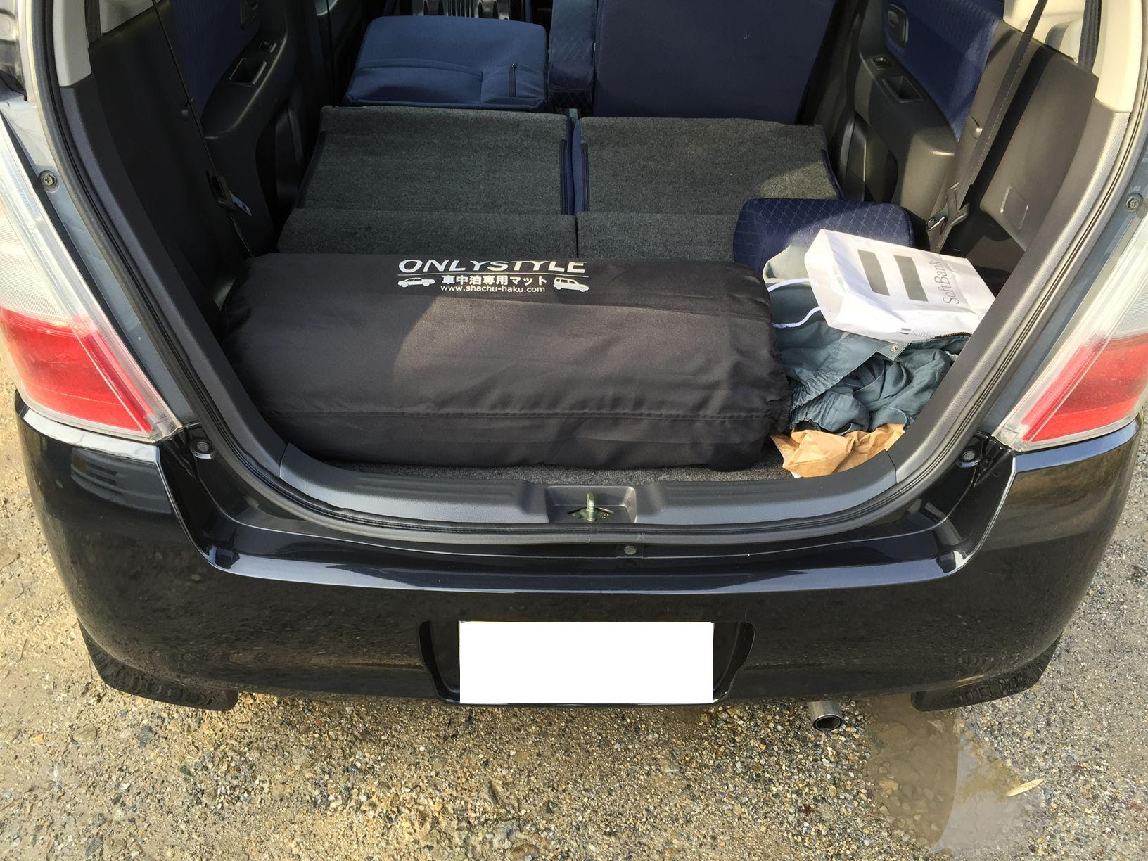 車中泊専用マットを実際に使ってみたら 想像以上に快適になった 車中泊を楽しもう 車旅style