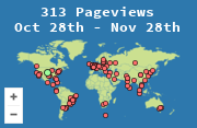 Locations of visitors to this page