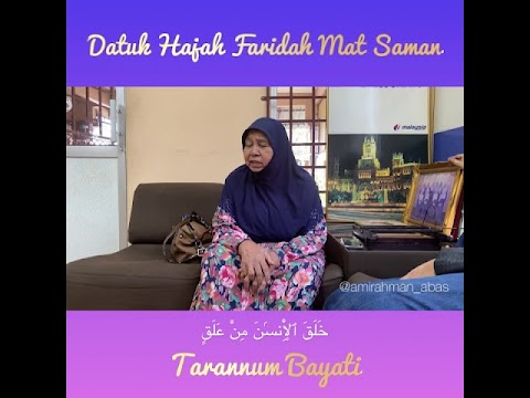 hajjah faridah mat saman
