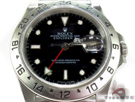 Rolex Explorer II Steel 16570 BKSO Diamond Rolex Watch Collection