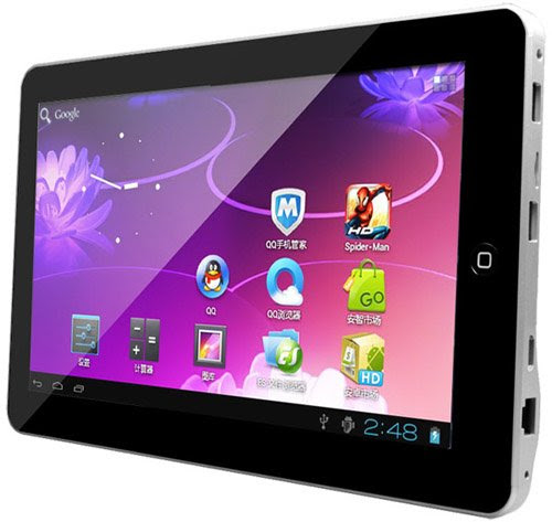 Kocaso M1050 Google Android 4.0 4GB 1.2GHz 1GB DDR3 Ram 4GB Rom1080p HDMI Output 3D Games WiFi Front Camera 10.1
