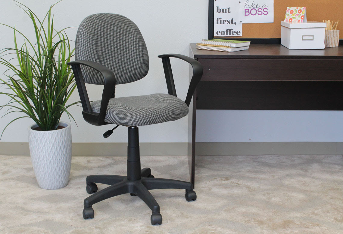 Boss Perfect Posture Deluxe Office Task Chair with Loop ...