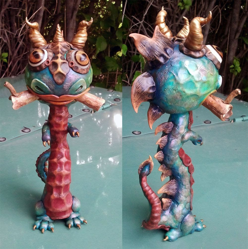 Angella Powell's "Fetch, Boy!" for Clutter's 'Custom RAAAR! Show'!!!