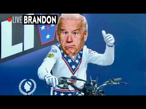 Joe Biden Motorcycle Ride and Jump