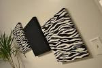 zebra wall decor canvas wall hangings black white by MadMosaics