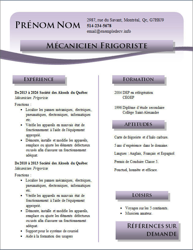 exemple de cv chef comptable   38