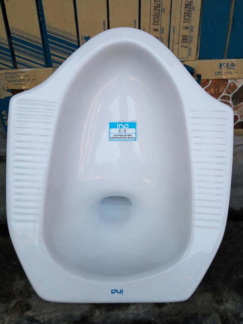 Sanitary INA Closet Jongkok C 2 White Sanitary INA Closet Jongkok C 2 White