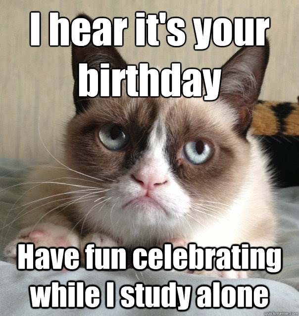 Grumpy Cat Pictures Grumpy Cat Birthday Meme Funny