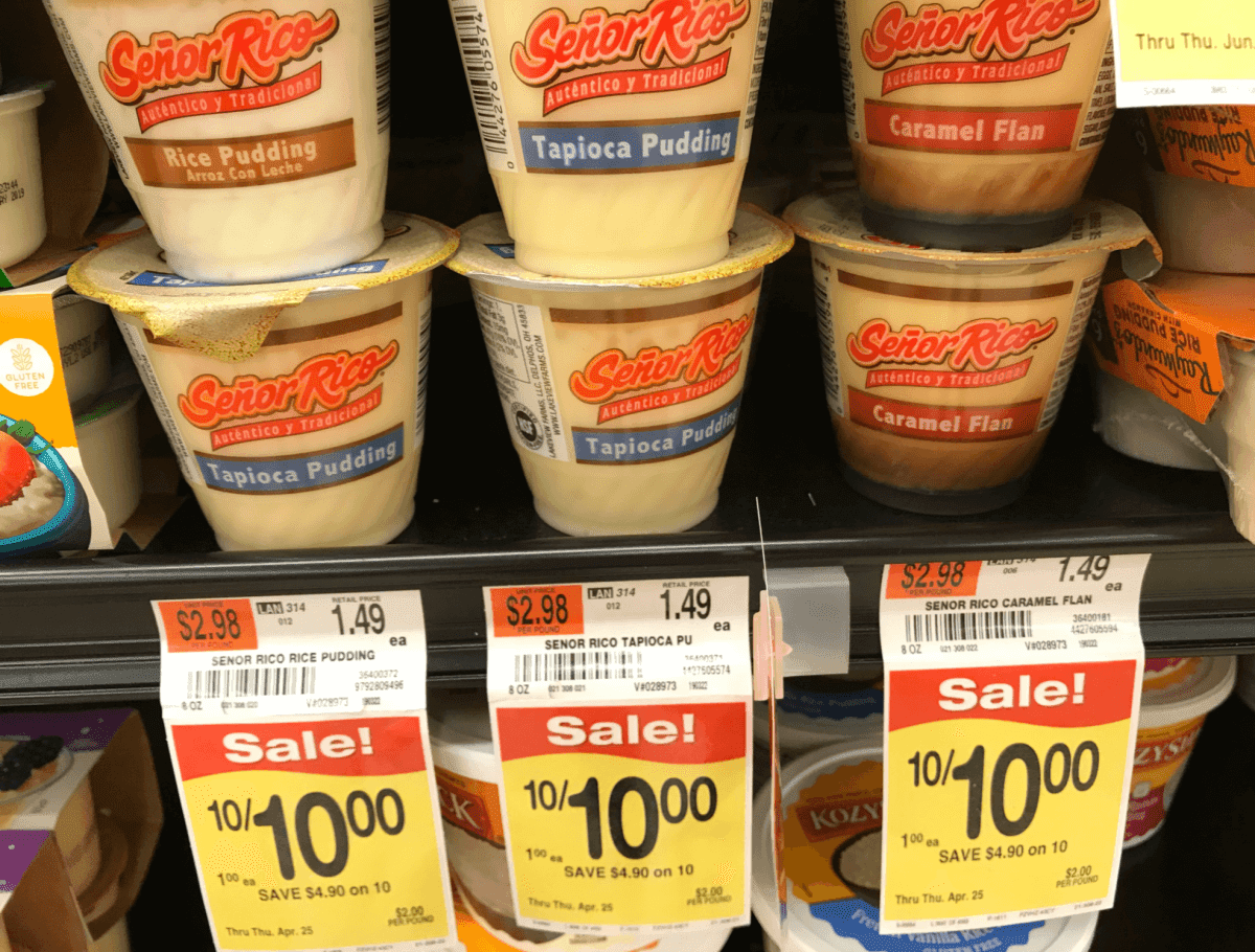 Acme Shoppers Senor Rico Rice Or Tapioca Pudding Cups Just 0 67 Living Rich With Coupons
