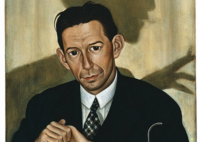 «Retrato del Dr. Haustein», Christian Schad. MUSEO THYSEEN-BORNEMISZA 
