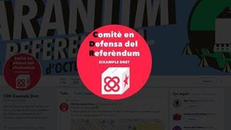 Logotip d'un dels Comitès de Defensa del Referèndum