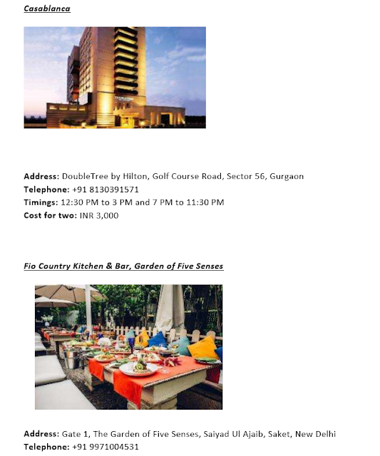 Romantic Restaurants In Delhi by Ixigo