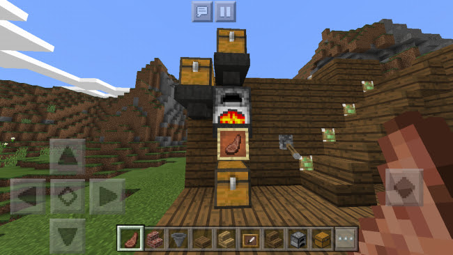Minecraft Pe ホッパーを使った自動かまどの作り方 Surilog