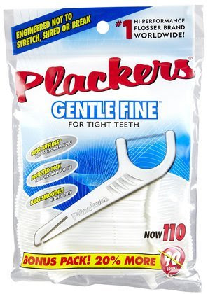 See Plackers Gentle Fine Floss Picks-90 ct (Quantity of 9)