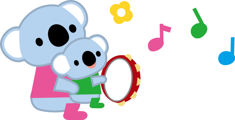 リトミックのイラスト 音楽 無料イラスト