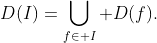 D(I)=\bigcup_{f\in I} D(f)\text{.}