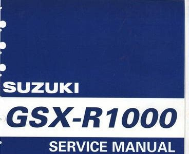 Free Read download service repair manual suzuki gsxr 1000 2005 Open Library PDF