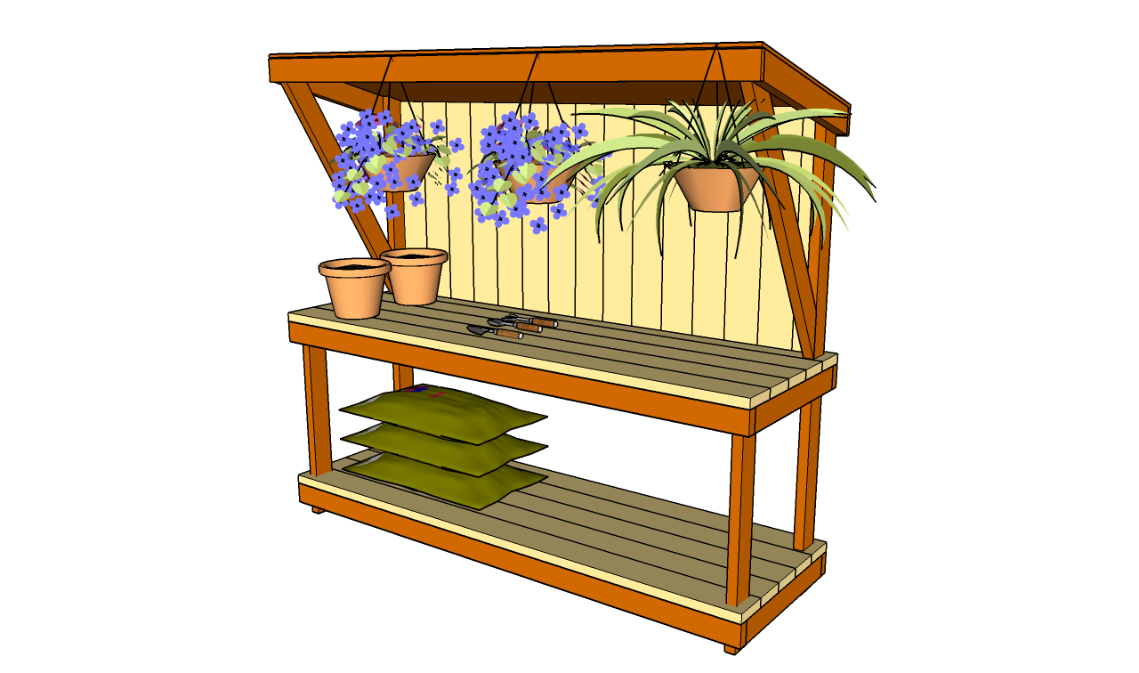 PDF DIY Garden Work Table Plans Download gun cabinet ...