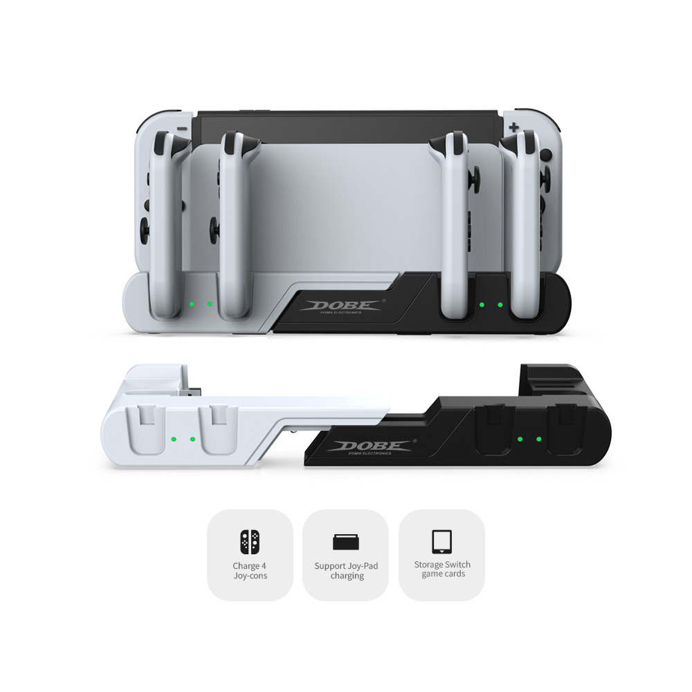 Switch Oled Joy Con L R小手柄充电底座tns 0122b Switch Oled Model 系列 Dobe Videogame Accessories