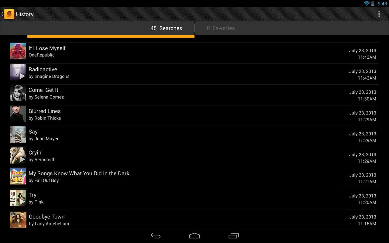 SoundHound ∞ - screenshot