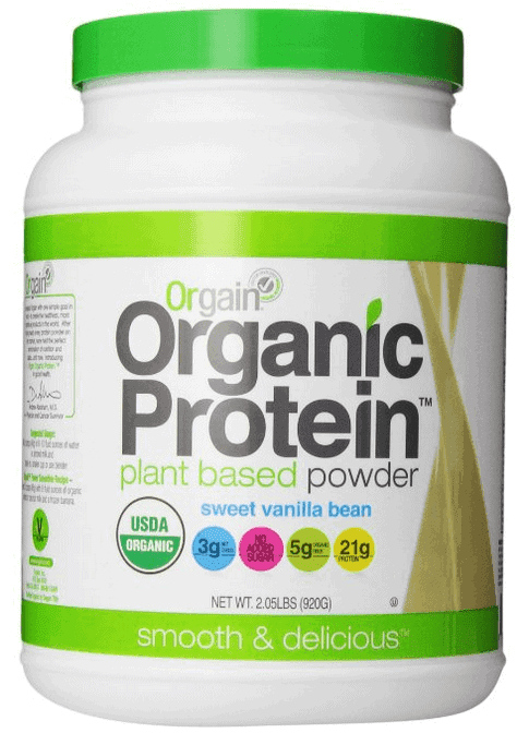 Orgain organic protein powder for weight loss