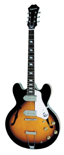 Epiphone Casino Archtop Electric Guitar, Vintage Sunburst