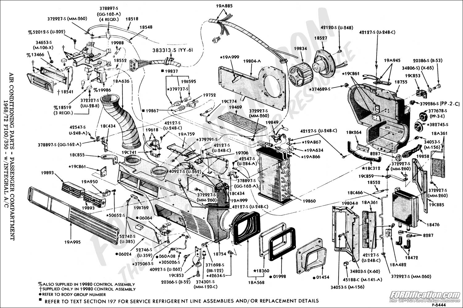 Ford Truck Technical Drawings And Schematics Section F Heating Cooling Air Conditioning
