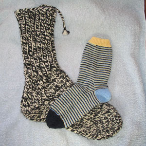 R's ragg sock