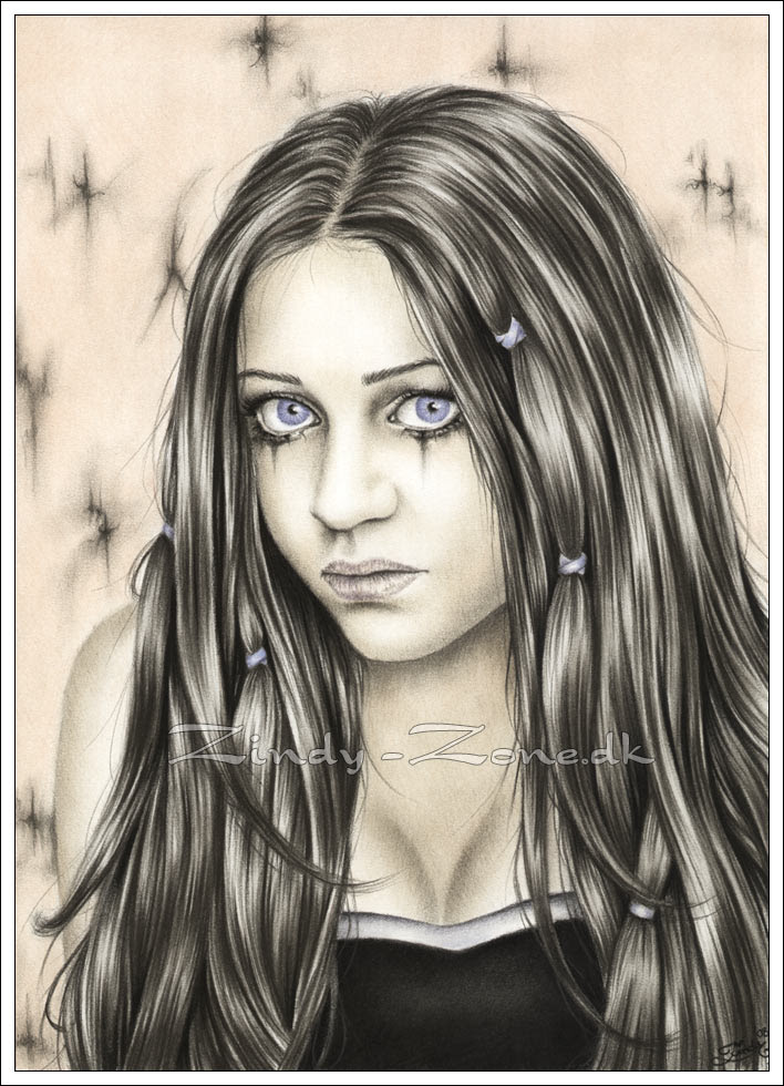 Brown Hair Fair Skin Blue Eyes. Mesmerizing Blue
