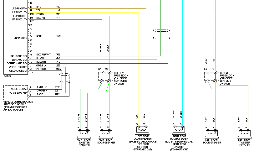 33 2004 Chevy Silverado Radio Wiring Diagram - Worksheet Cloud