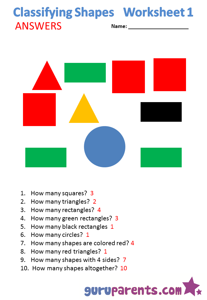 kindergarten math worksheets guruparents