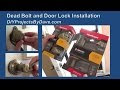 How to Install Kwikset Deadbolt and Door Knob 