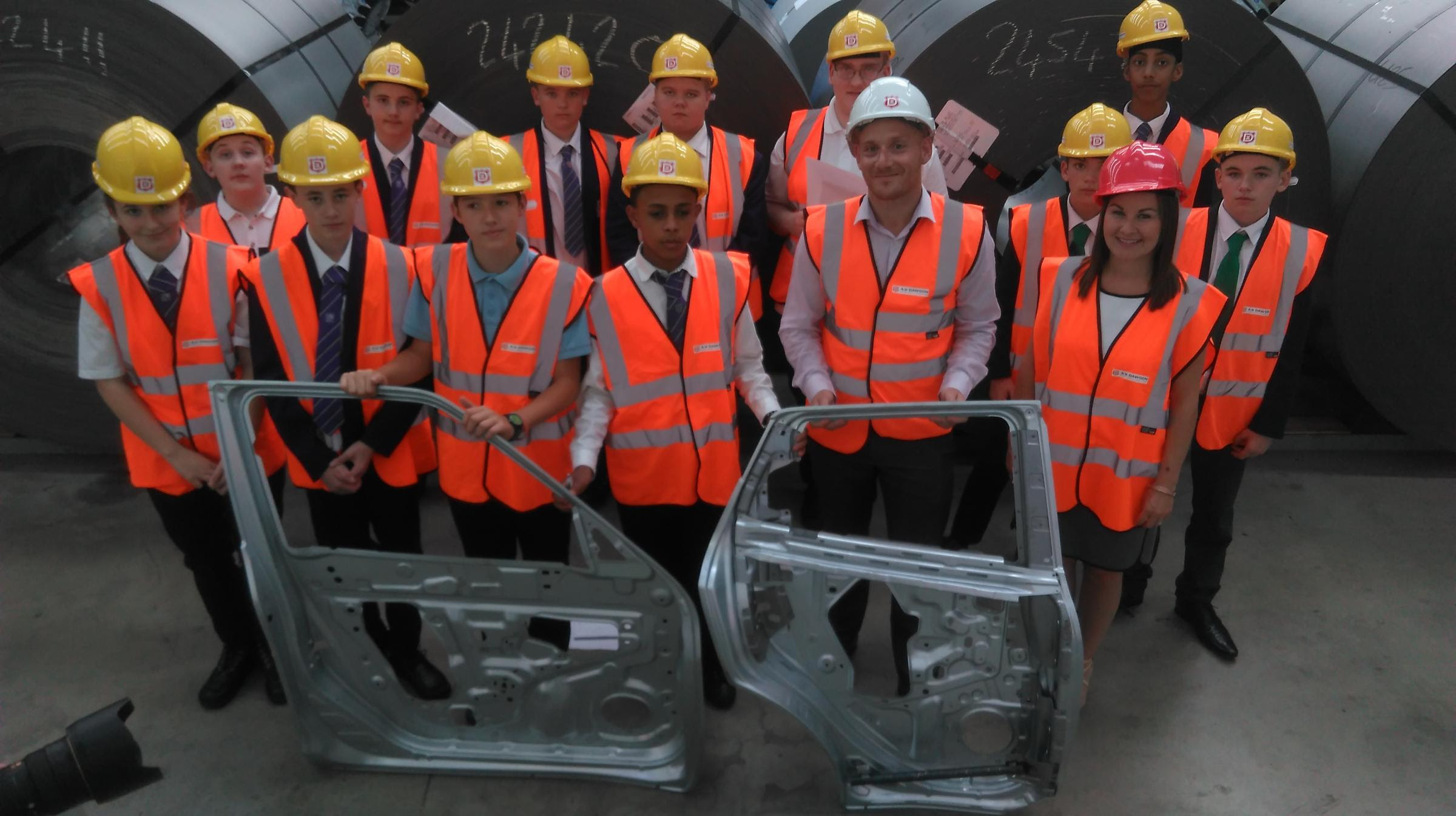 Students from Middlesbrough schools inspired by automotive industry as they visit AV Dawson (From The Northern Echo)