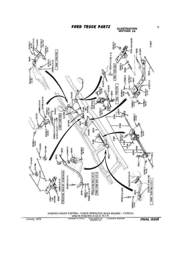 1966 F100 Emergency Brake Parts - Ford Truck Enthusiasts ...