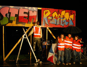 Graffiti laten spuiten
