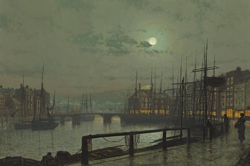 John Atkinson Grimshaw - Whitby [1883] by Gandalf's Gallery