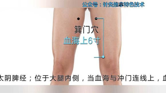 中医艾灸针灸取穴 箕门穴 健康视频 搜狐视频