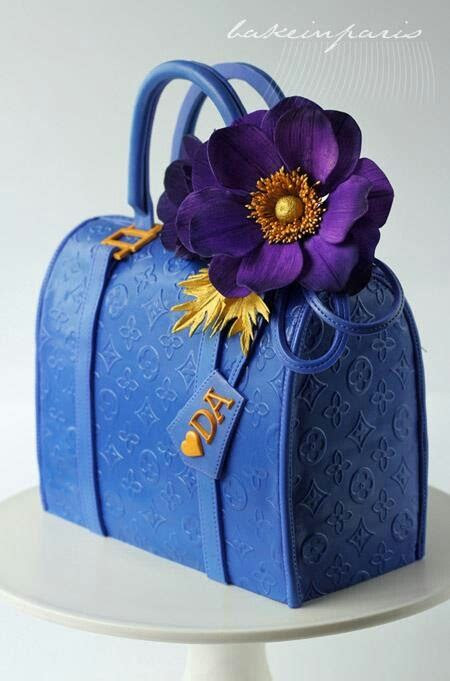 blue hand bag cake love royal blue color cakes