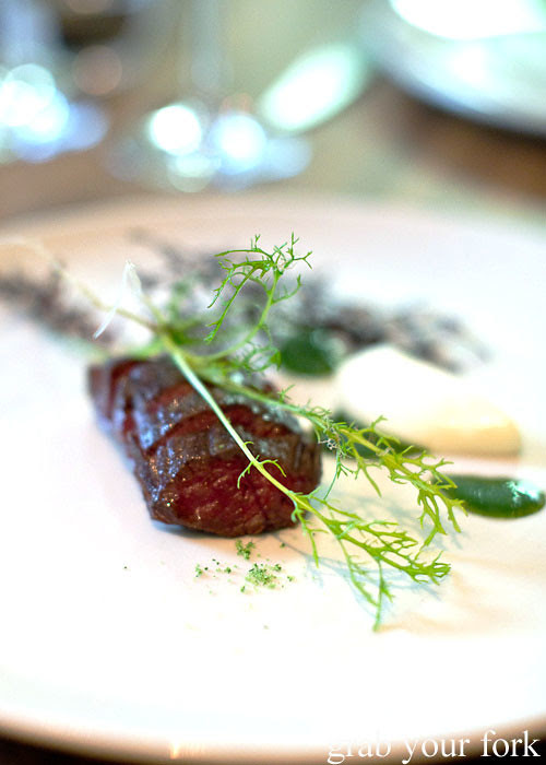 Coorong hanger steak at Sixpenny Stanmore