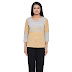 Clovia Women's Cotton Striped Top & Pyjama Set