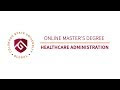 Healthcare Administration Masters Degree