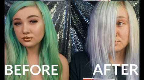 remove semi permanent dye  bleach fast youtube