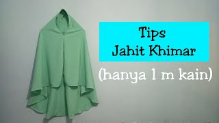 Tips Cara Jahit Jilbab Sendiri Di Rumah Dengan Cepat Dan Mudah