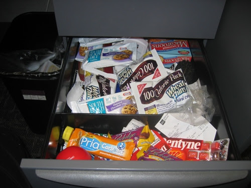 my drawer at work.