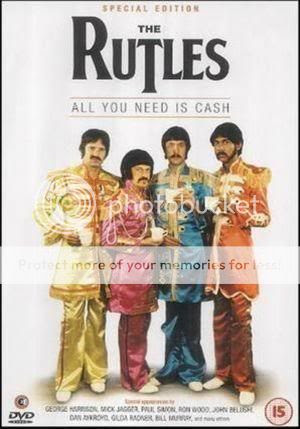 En las ropas del Sgt. Rutle's Only Darts Club Band
